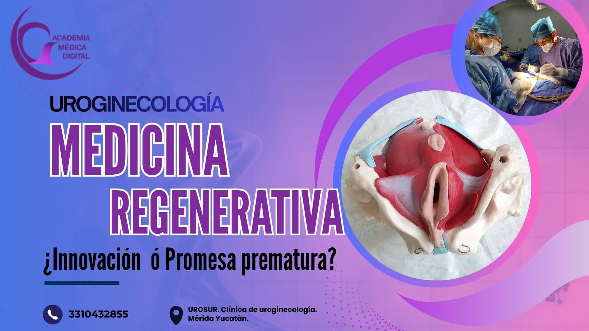 MEDICINA REGENERATIVA EN UROGINECOLOGÍA: ¿Revolución terapéutica o promesa prematura?